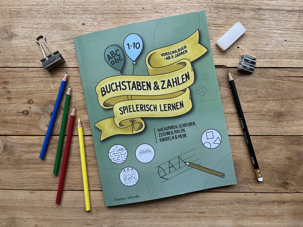 Vorschulbuch - Buchstaben & Zahlen spielerisch lernen