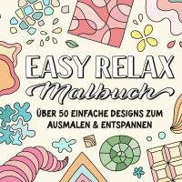 Cover vorne Easy Relax Malbuch